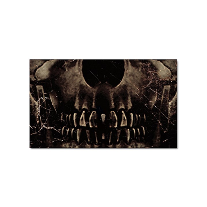 Skull Poster Background Sticker 100 Pack (Rectangle)