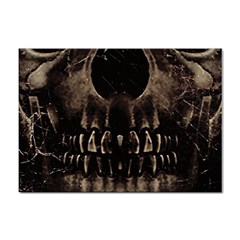 Skull Poster Background A4 Sticker 100 Pack by dflcprints