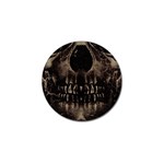 Skull Poster Background Golf Ball Marker 4 Pack Front