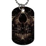 Skull Poster Background Dog Tag (Two-sided)  Front