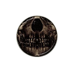 Skull Poster Background Golf Ball Marker (for Hat Clip) by dflcprints