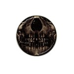 Skull Poster Background Golf Ball Marker 10 Pack (for Hat Clip) Front