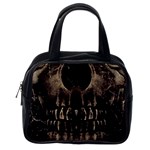 Skull Poster Background Classic Handbag (One Side) Front