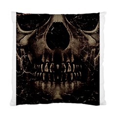 Skull Poster Background Cushion Case (single Sided)  by dflcprints