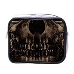 Skull Poster Background Mini Travel Toiletry Bag (One Side) Front