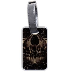 Skull Poster Background Luggage Tag (one Side) by dflcprints