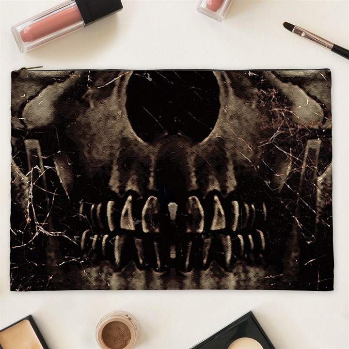 Skull Poster Background Cosmetic Bag (XXL)