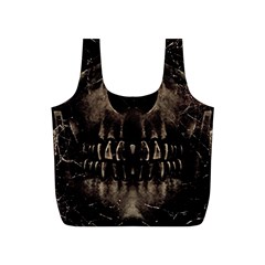 Skull Poster Background Reusable Bag (s) by dflcprints