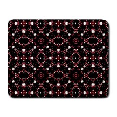 Futuristic Dark Pattern Small Mouse Pad (rectangle) by dflcprints