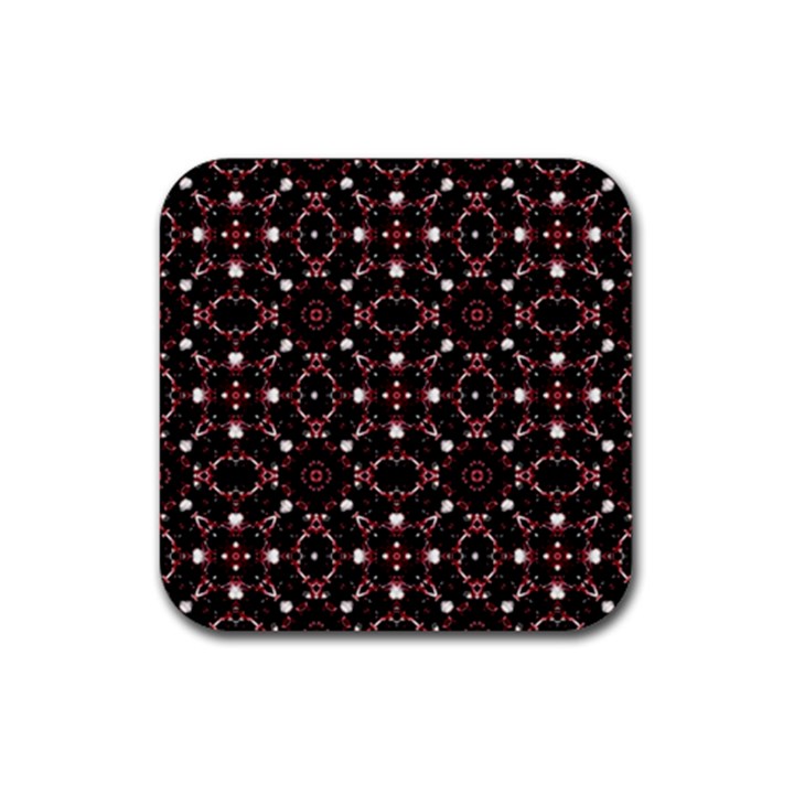 Futuristic Dark Pattern Drink Coaster (Square)