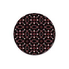 Futuristic Dark Pattern Magnet 3  (round) by dflcprints