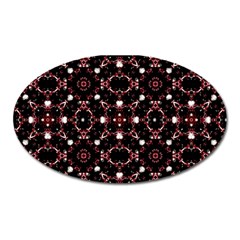 Futuristic Dark Pattern Magnet (oval) by dflcprints