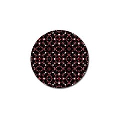 Futuristic Dark Pattern Golf Ball Marker 4 Pack by dflcprints