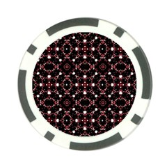 Futuristic Dark Pattern Poker Chip