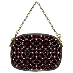 Futuristic Dark Pattern Chain Purse (two Sided) 