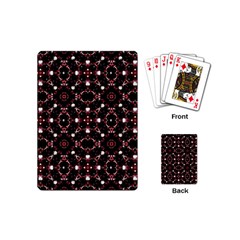 Futuristic Dark Pattern Playing Cards (mini) by dflcprints