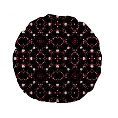 Futuristic Dark Pattern 15  Premium Round Cushion  by dflcprints