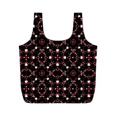 Futuristic Dark Pattern Reusable Bag (m) by dflcprints