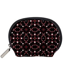 Futuristic Dark Pattern Accessories Pouch (small) by dflcprints