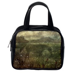 Flora And Fauna Dreamy Collage Classic Handbag (one Side)