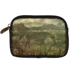 Flora And Fauna Dreamy Collage Digital Camera Leather Case by dflcprints