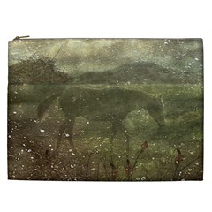 Flora And Fauna Dreamy Collage Cosmetic Bag (xxl)