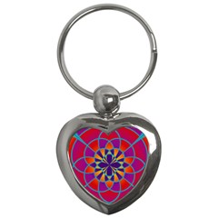 Mandala Key Chain (heart)