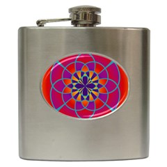 Mandala Hip Flask