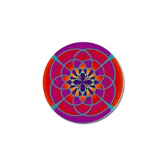 Mandala Golf Ball Marker 4 Pack by SaraThePixelPixie