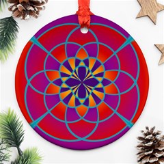 Mandala Round Ornament (two Sides)