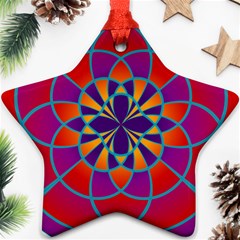 Mandala Star Ornament (two Sides)