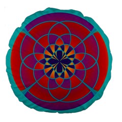 Mandala 18  Premium Round Cushion 