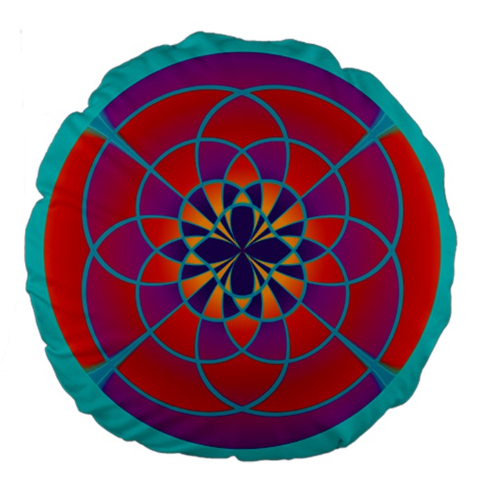 Mandala 18  Premium Round Cushion 