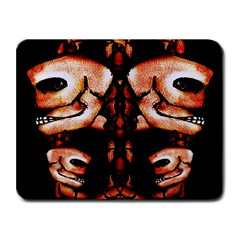 Skull Motif Ornament Small Mouse Pad (rectangle) by dflcprints