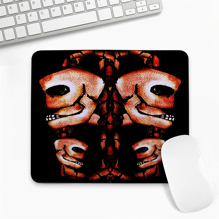 Skull Motif Ornament Large Mouse Pad (Rectangle)