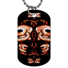 Skull Motif Ornament Dog Tag (one Sided) by dflcprints