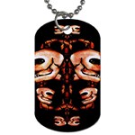 Skull Motif Ornament Dog Tag (One Sided) Front