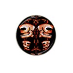 Skull Motif Ornament Golf Ball Marker (for Hat Clip) Front