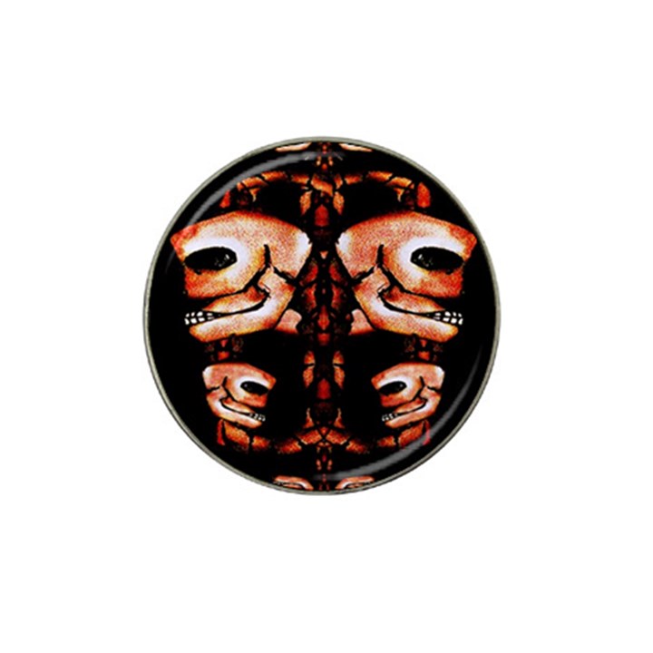 Skull Motif Ornament Golf Ball Marker (for Hat Clip)