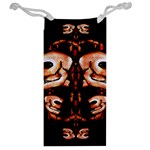 Skull Motif Ornament Jewelry Bag Back