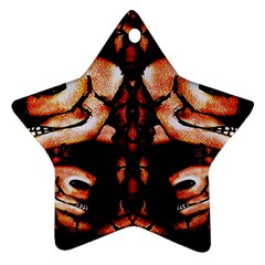 Skull Motif Ornament Star Ornament (two Sides) by dflcprints