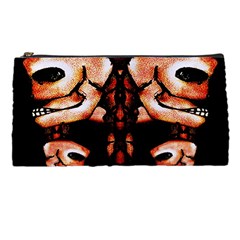 Skull Motif Ornament Pencil Case by dflcprints