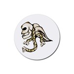 Angel Skull Drink Coaster (Round) Front