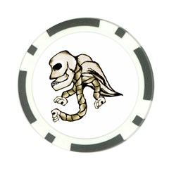 Angel Skull Poker Chip