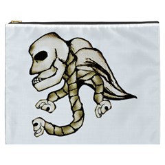 Angel Skull Cosmetic Bag (xxxl) by dflcprints