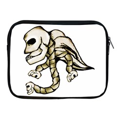 Angel Skull Apple Ipad Zippered Sleeve by dflcprints