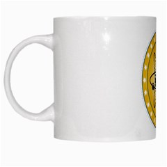 Atom Symbol White Coffee Mug