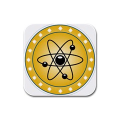 Atom Symbol Drink Coasters 4 Pack (square) by StuffOrSomething