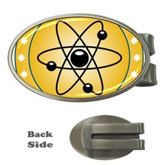 Atom Symbol Money Clip (oval)