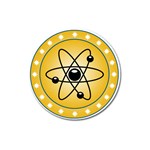 Atom Symbol Magnet 3  (Round) Front